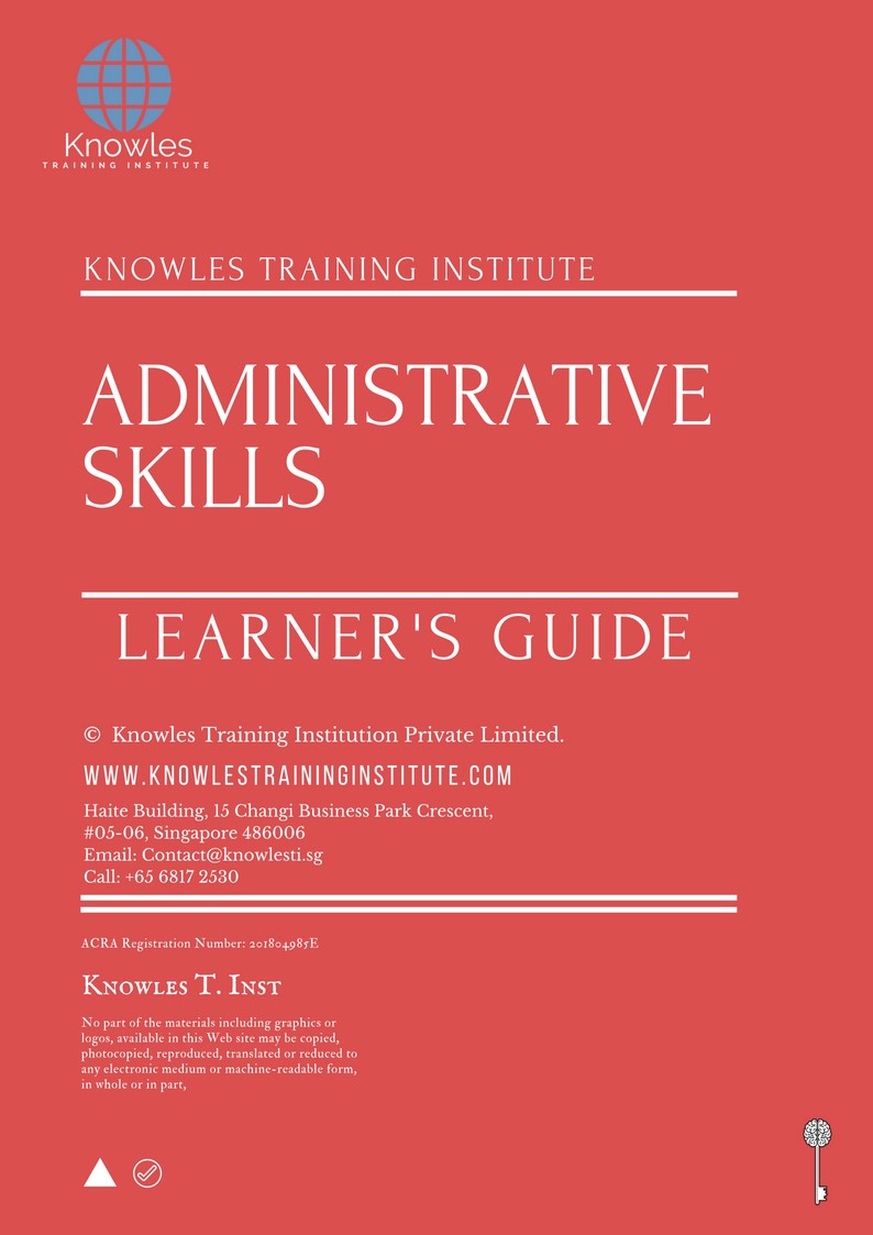 Administrative Skills Training Course in Mexico Learner’s Guide
