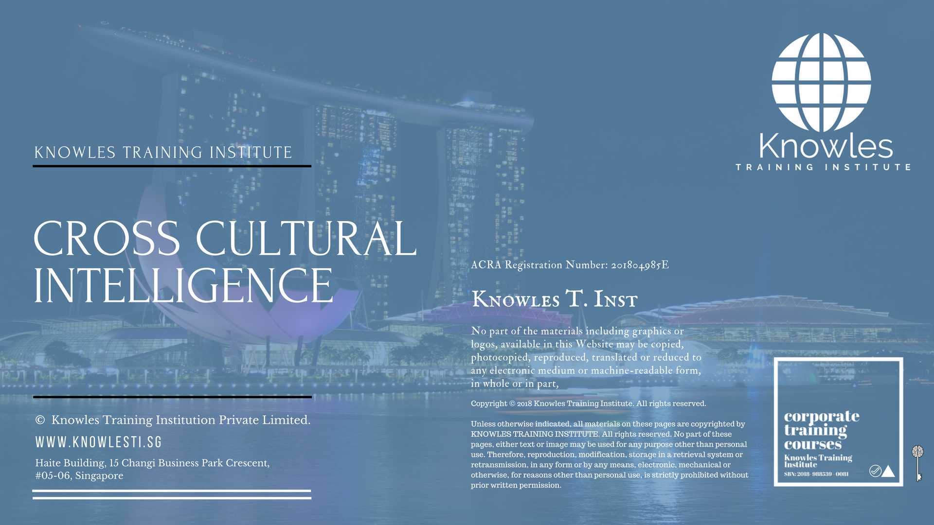 Cross Cultural Intelligence Training Course in Mexico