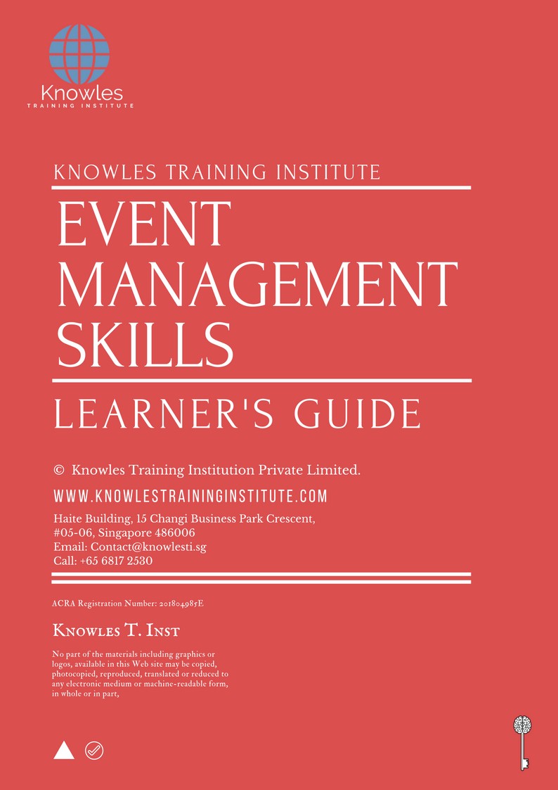 Event Management Skills in Mexico Learner’s Guide