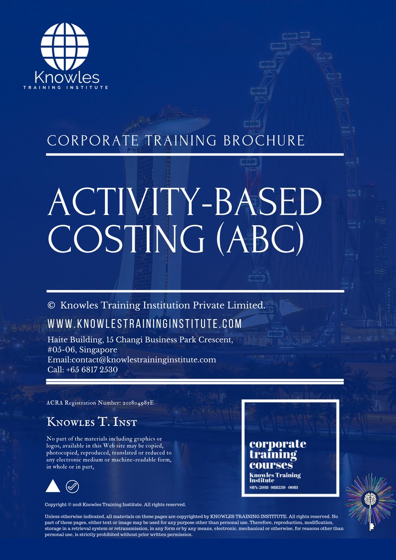 Activity-Based Costing (Abc) Training Course in Mexico Brochure