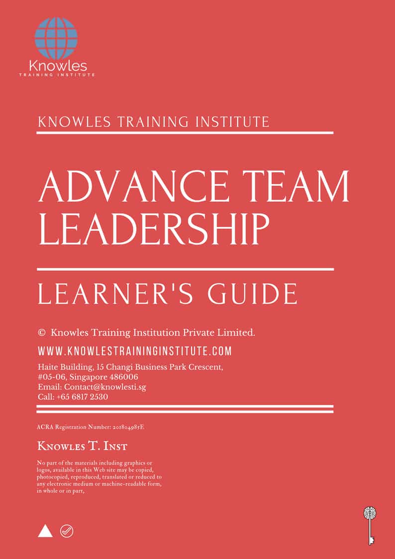 Advance Team Leadership Training Course in Mexico Learner’s Guide