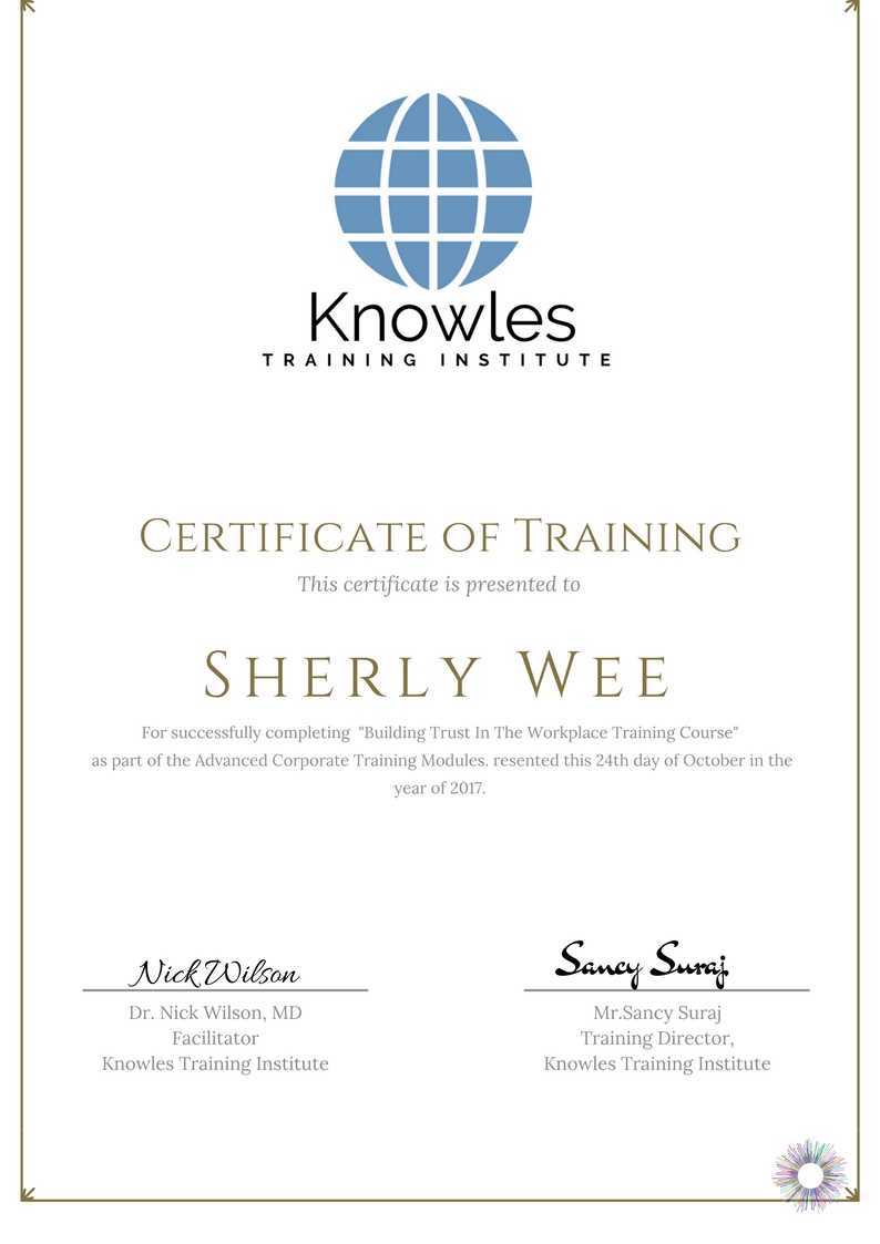 Building Trust In The Workplace Training Course in Mexico Certification