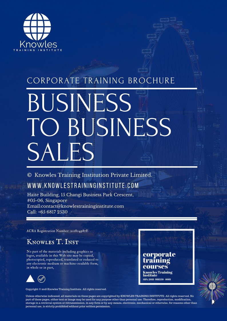 Business To Business Sales Course in Mexico Brochure