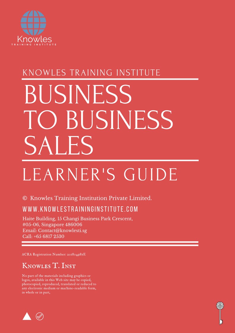 Business To Business Sales Course in Mexico Learner’s Guide