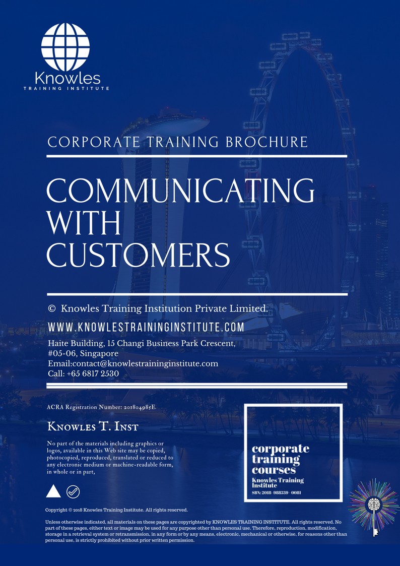 Communicating With Customers Course in Mexico Brochure