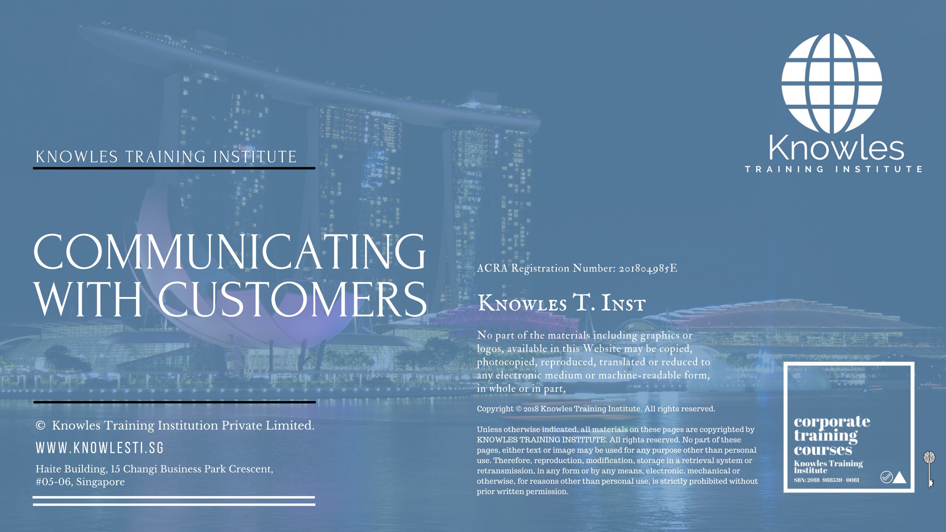 Communicating With Customers Course in Mexico