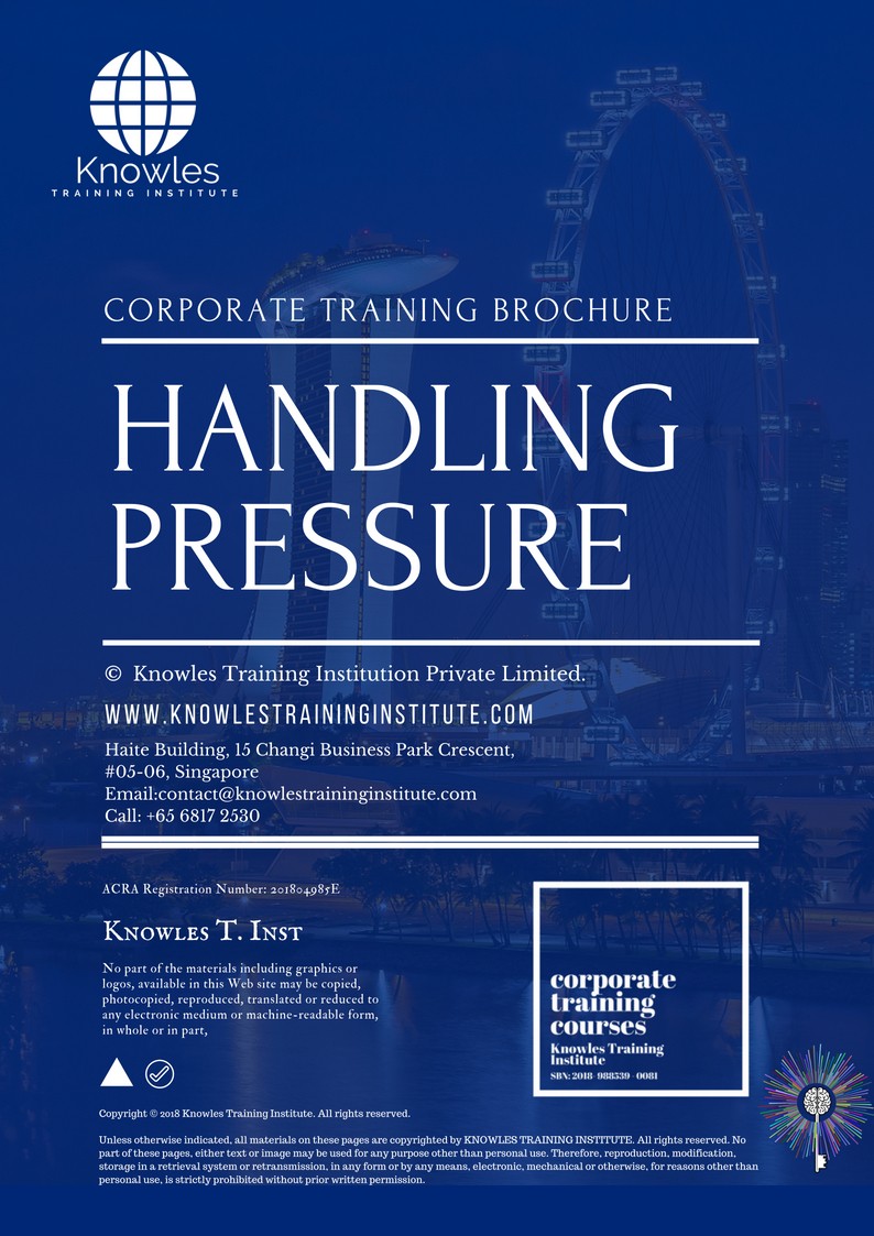 Course Brochure For Handling Pressure Training Course in Mexico
