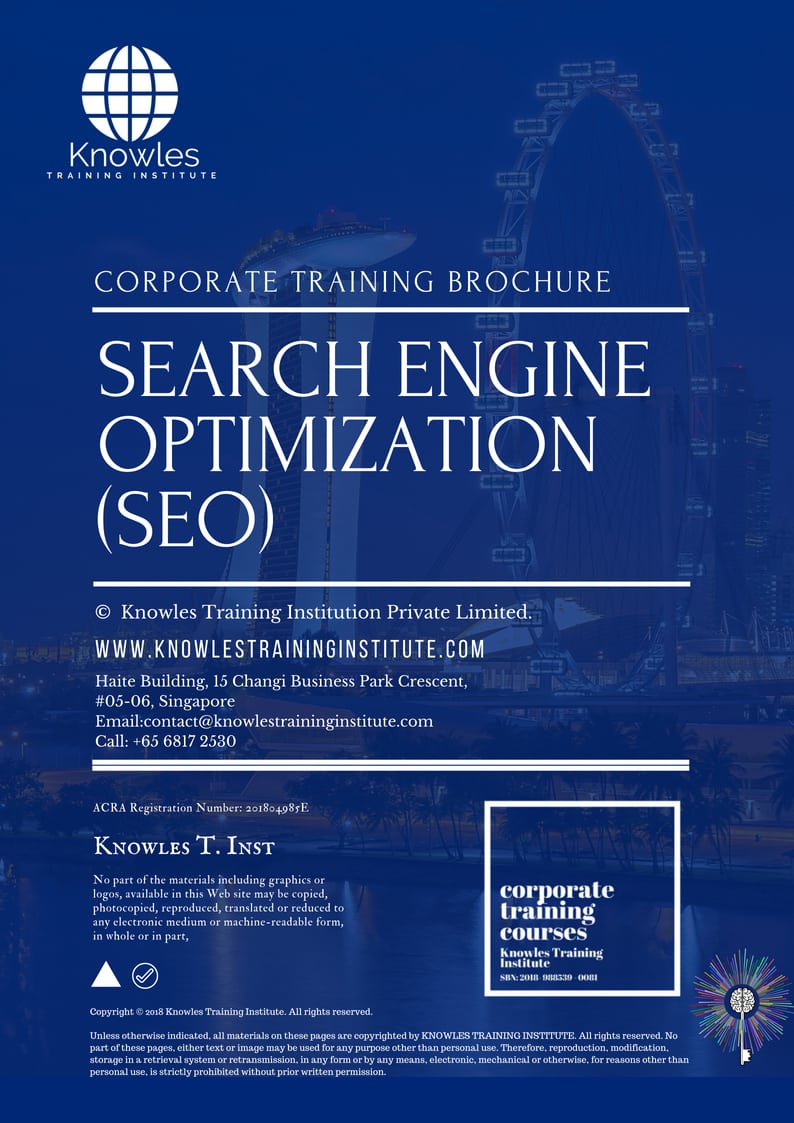 Course Brochure For Search Engine Optimization (Seo) in Mexico
