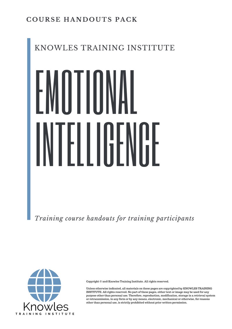 Course Handouts For Emotional Intelligence Training Course in Mexico