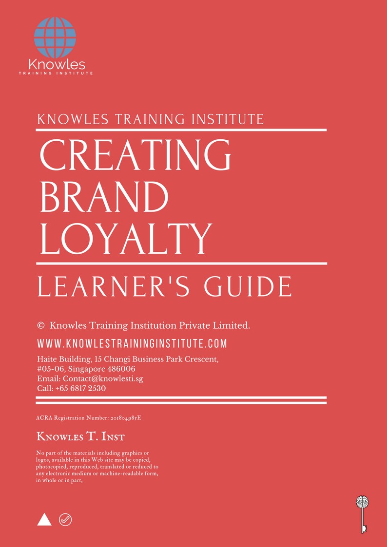 Creating Brand Loyalty Course in Mexico Learner’s Guide