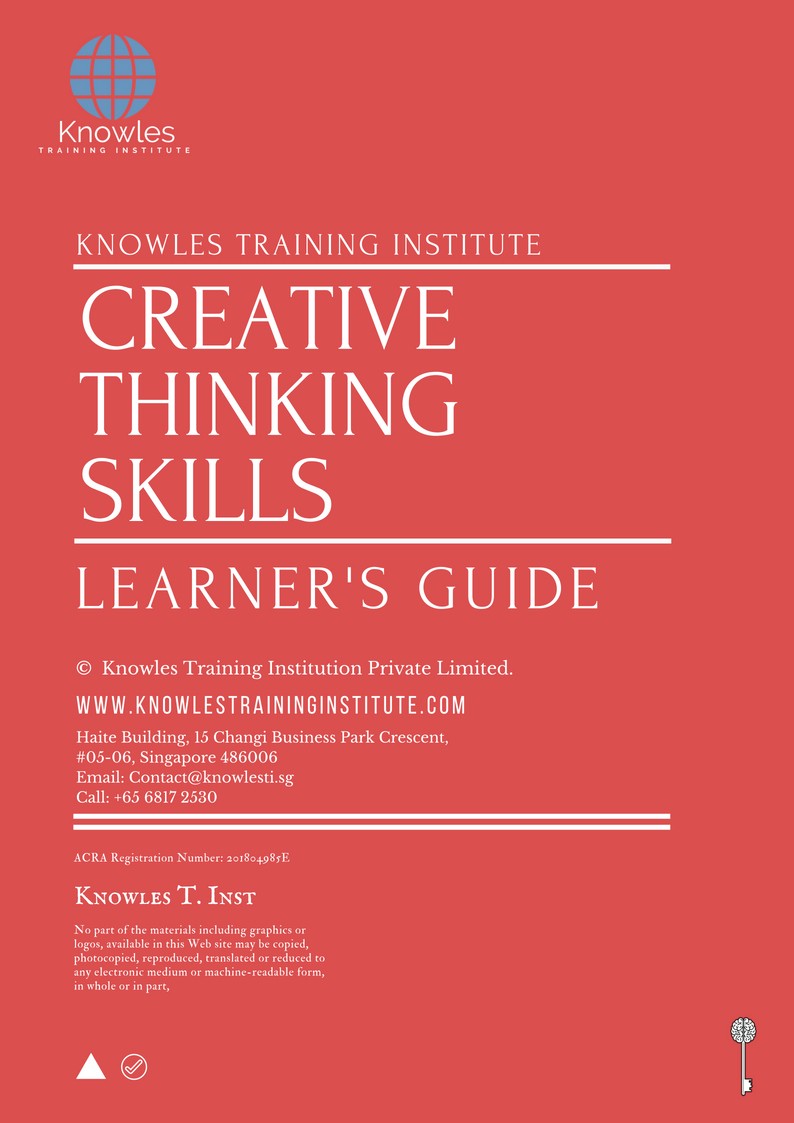 Creative Thinking Skills Learner’s Guide Training Course in Mexico