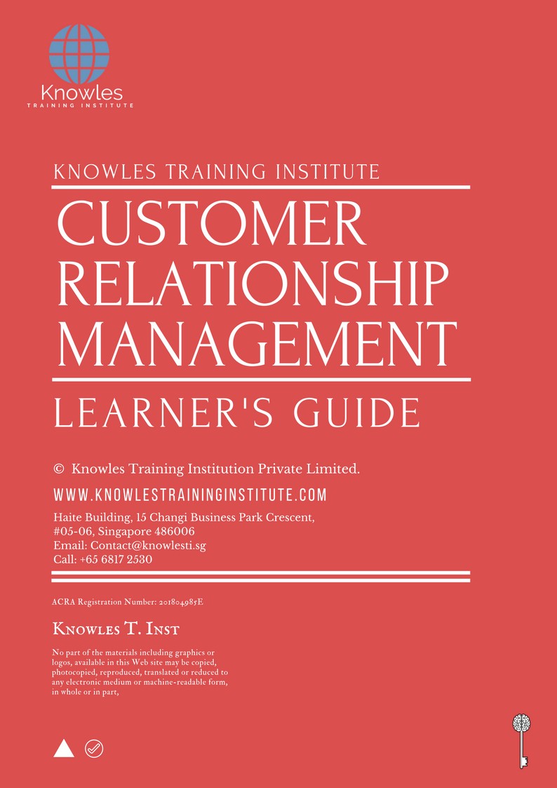 Customer Relationship Management Course in Mexico Learner’s Guide