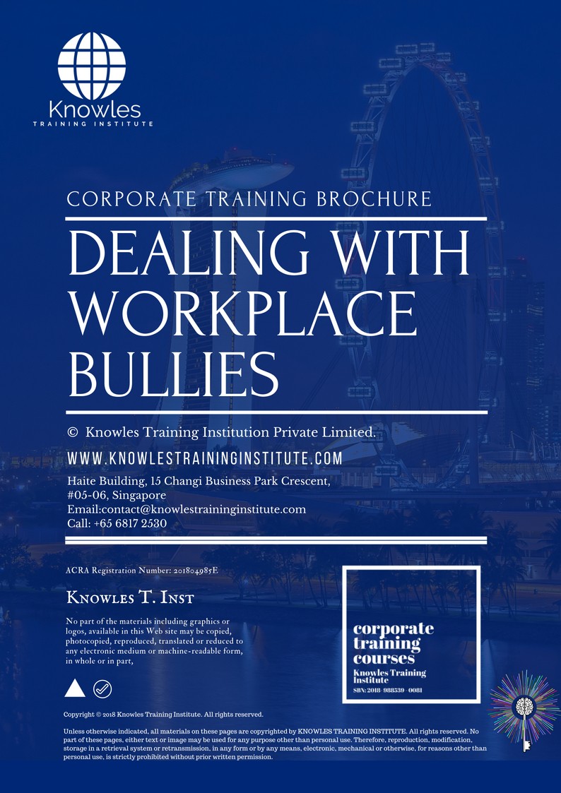 Dealing With Workplace Bullies Course in Mexico Brochure