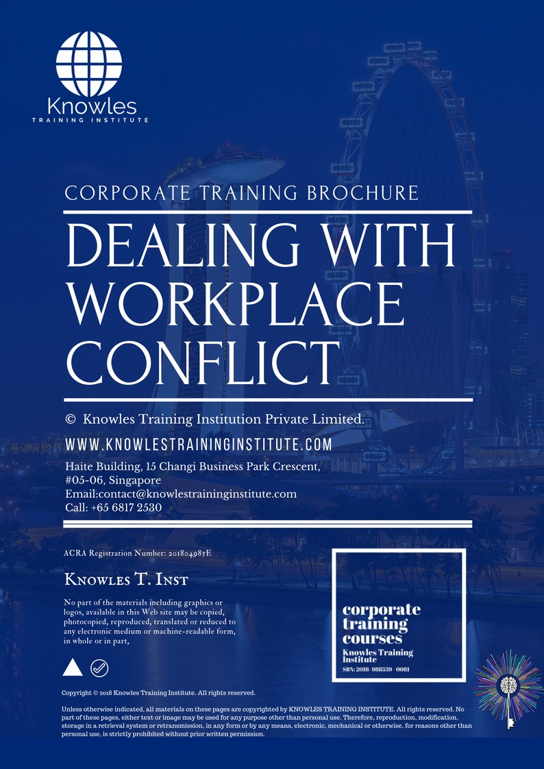 Dealing With Workplace Conflict Course in Mexico Brochure
