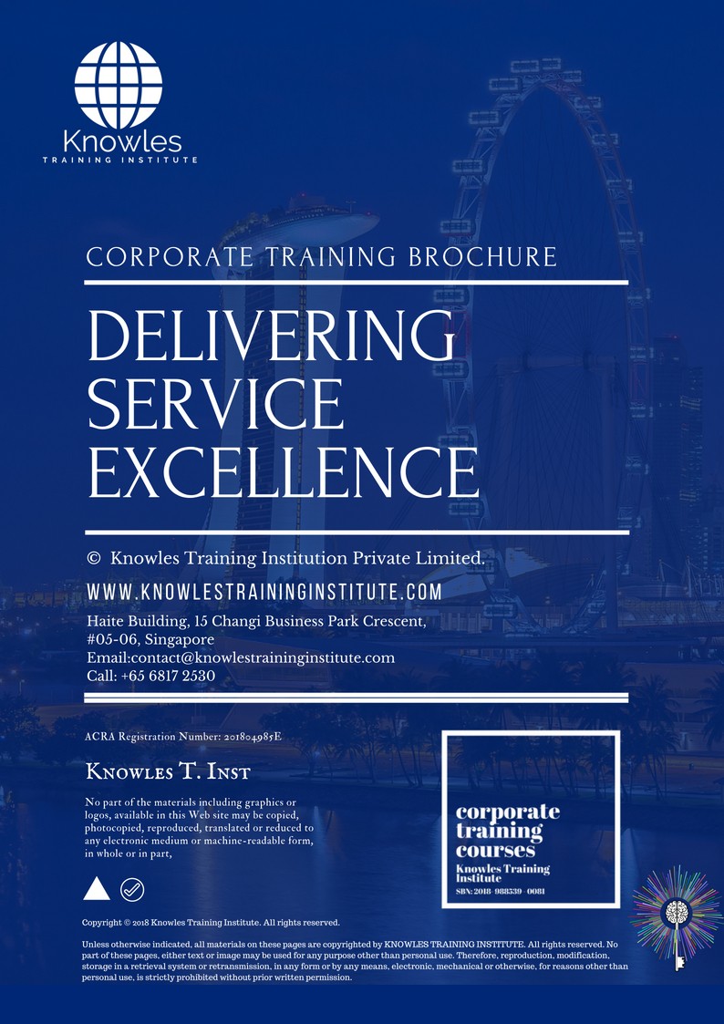 Delivering Service Excellence Course in Mexico Brochure