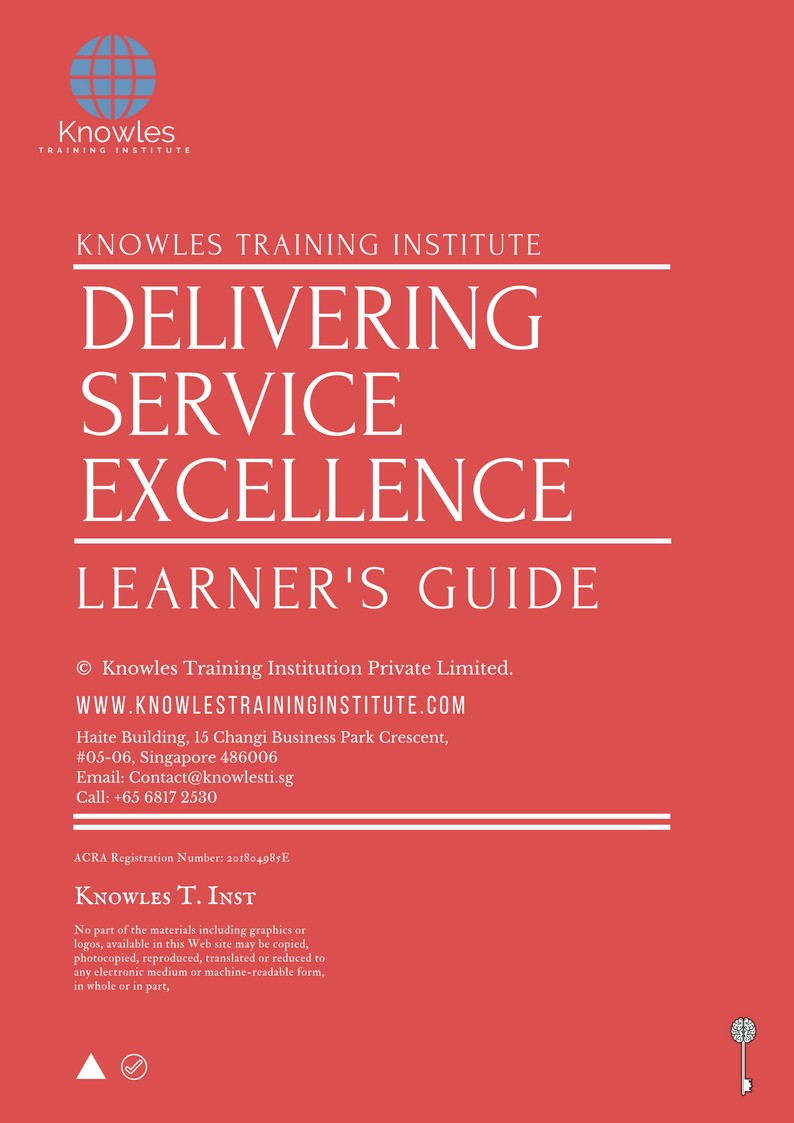 Delivering Service Excellence Course in Mexico Learner’s Guide