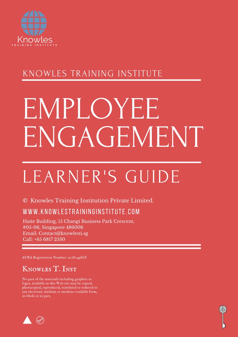 Employee Engagement Training Course in Mexico Learner’s Guide