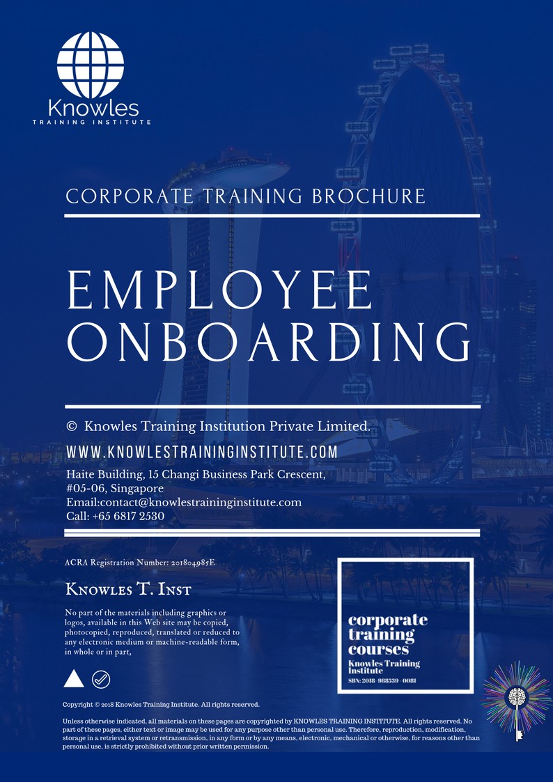 Employee Onboarding Training Course in Mexico Brochure