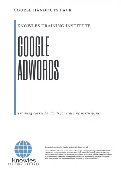 Google Adwords Course in Mexico Handouts