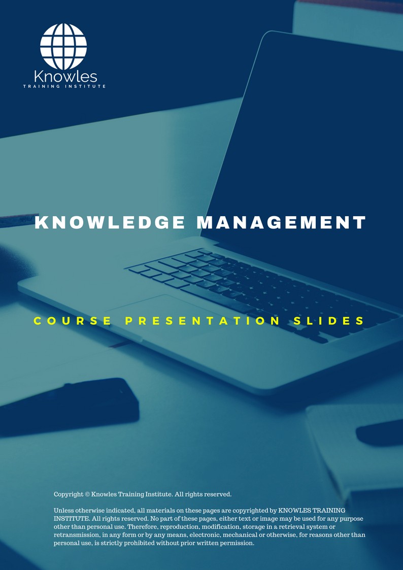 Knowledge Management Training Course in Mexico Presentation Slide
