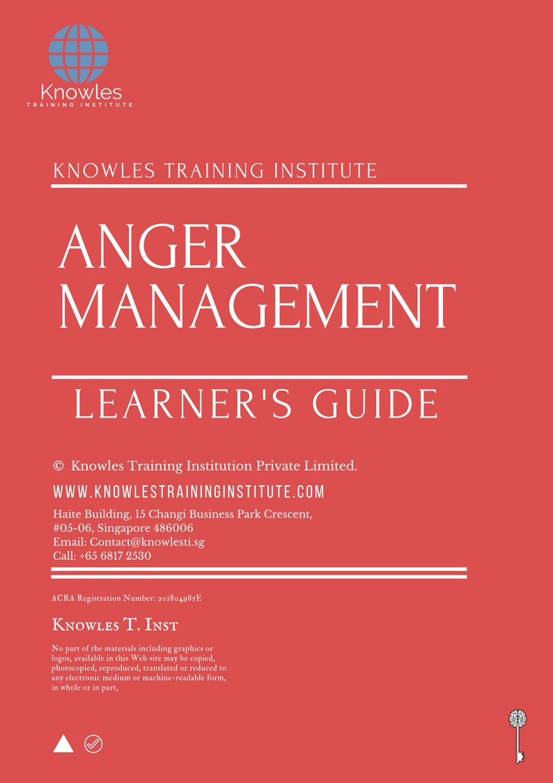 Learner’s Guide For Anger Management Training Course in Mexico
