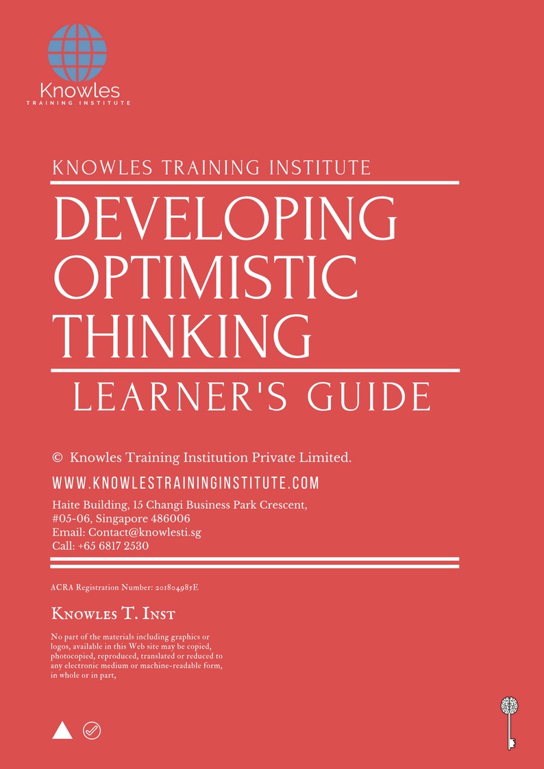 Learner’s Guide For Developing Optimistic Thinking Training Course in Mexico