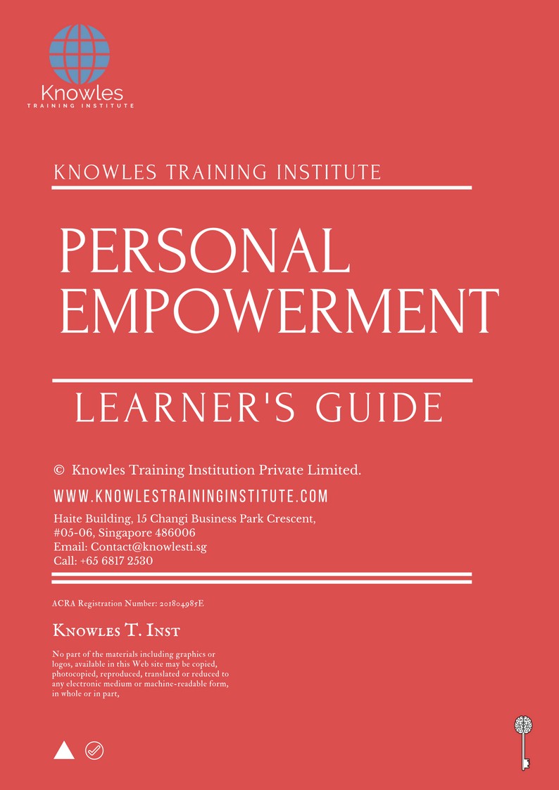 Learner’s Guide For Personal Empowerment Training Course in Mexico