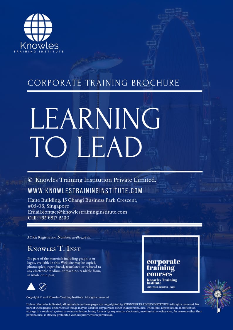 Learning To Lead Training Course in Mexico Brochure