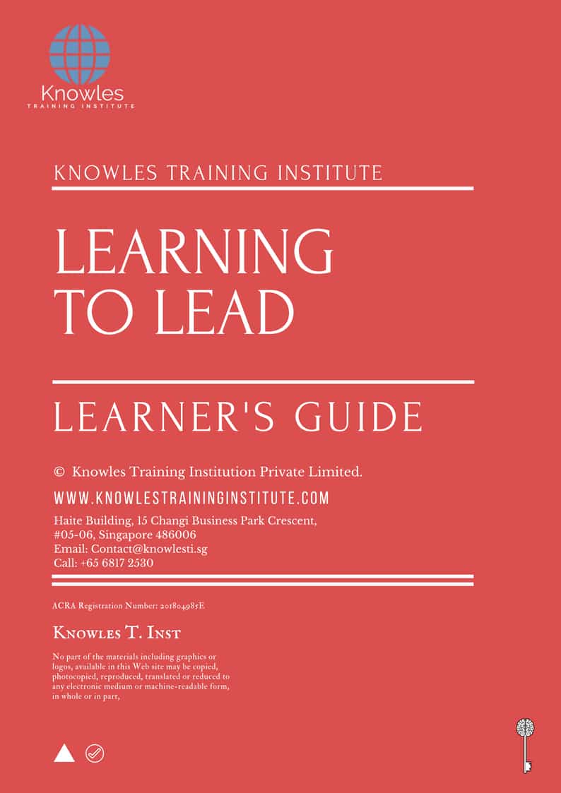 Learning To Lead Training Course in Mexico Learner’s Guide