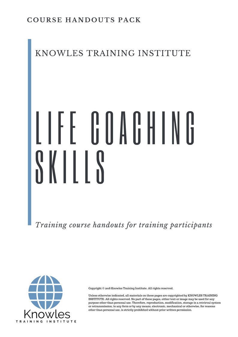 Life Coaching Skills Course in Mexico Handouts