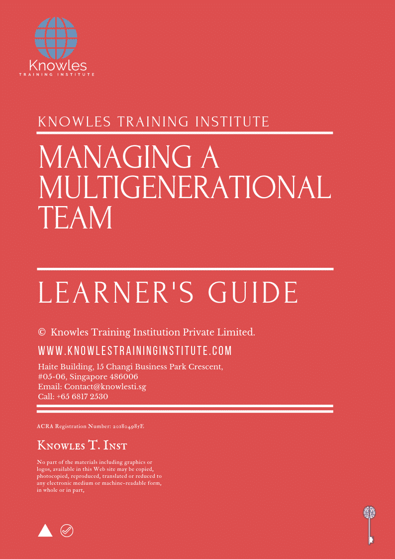 Managing A Multigenerational Team Course in Mexico Learner_s Guide