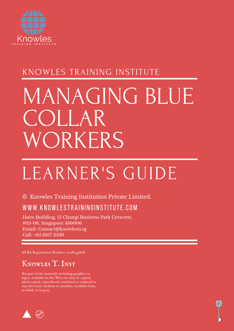 Managing Blue Collar Workers Course in Mexico Learner_s Guide