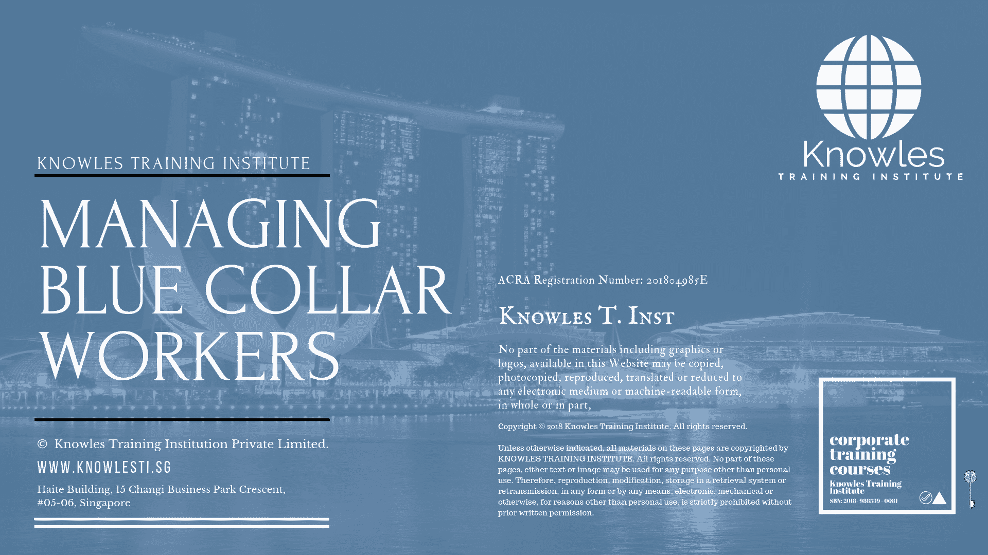 Managing Blue Collar Workers Course in Mexico