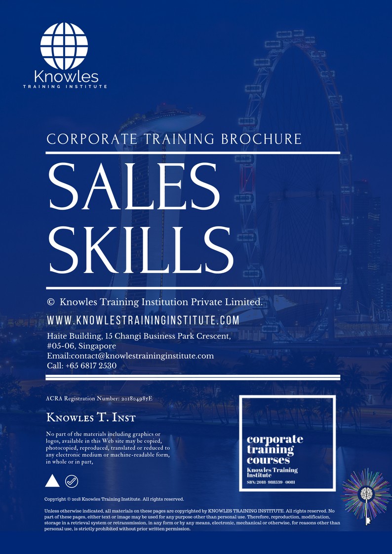 Sales Skills Course in Mexico Brochure