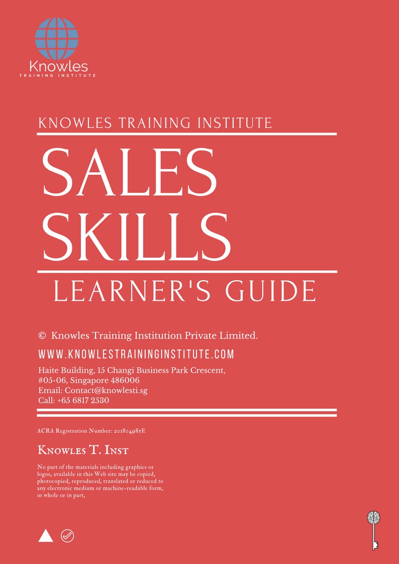 Sales Skills Course in Mexico Learner’s Guide
