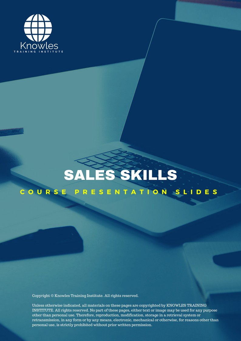 Sales Skills Course in Mexico PPT Slides Used During Course