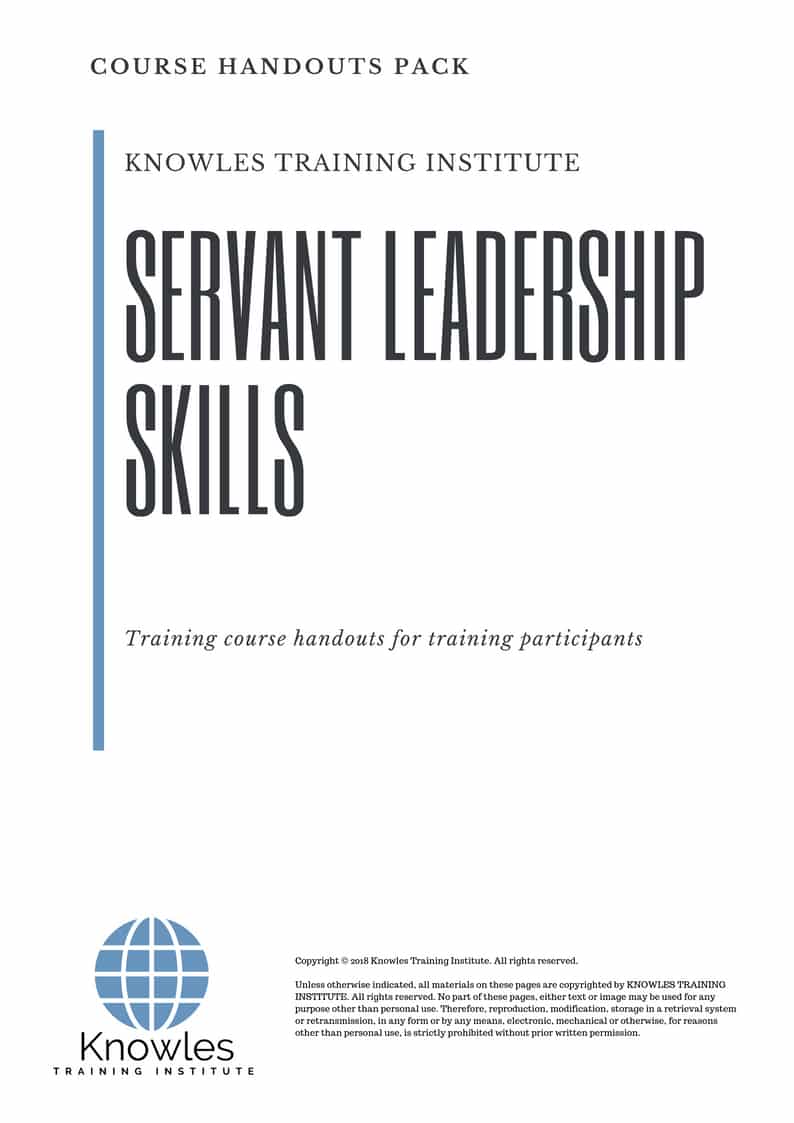 Servant Leadership Skills Course in Mexico Handouts