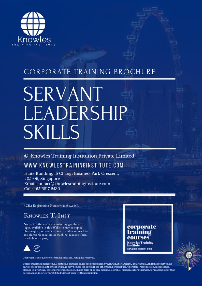 Servant Leadership Skills Training Course in Mexico Brochure