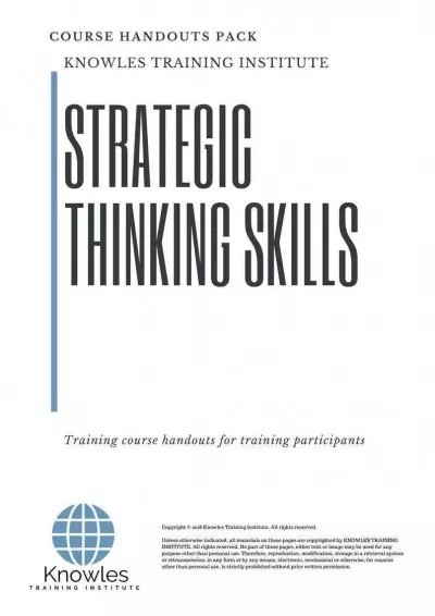 Strategic Thinking Skills Course in Mexico Handouts