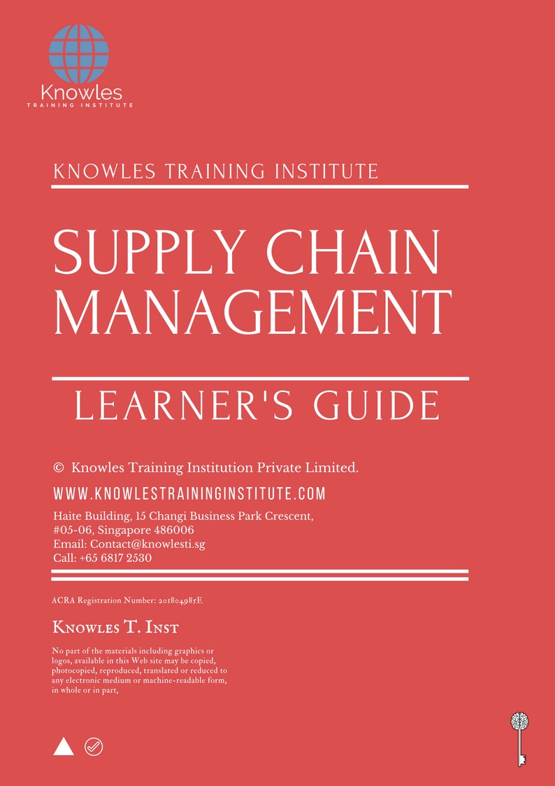 Supply Chain Management Training Course in Mexico Learner’s Guide