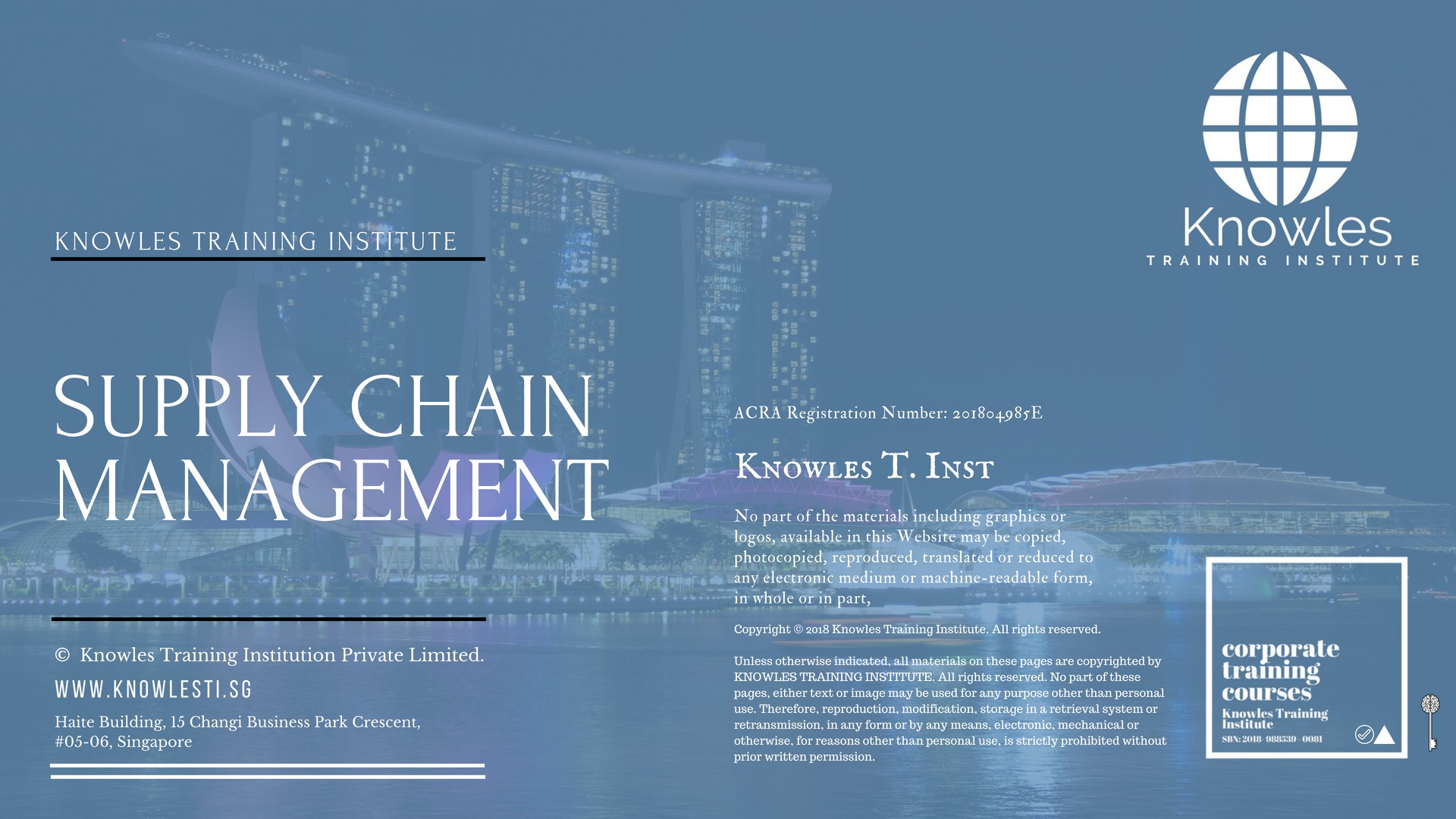 Supply Chain Management Training Course in Mexico