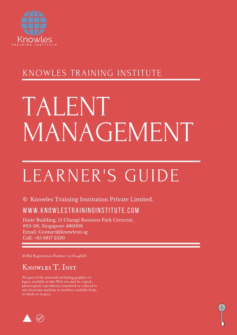 Talent Management Training Course in Mexico Presentation Slide Learner’s Guide