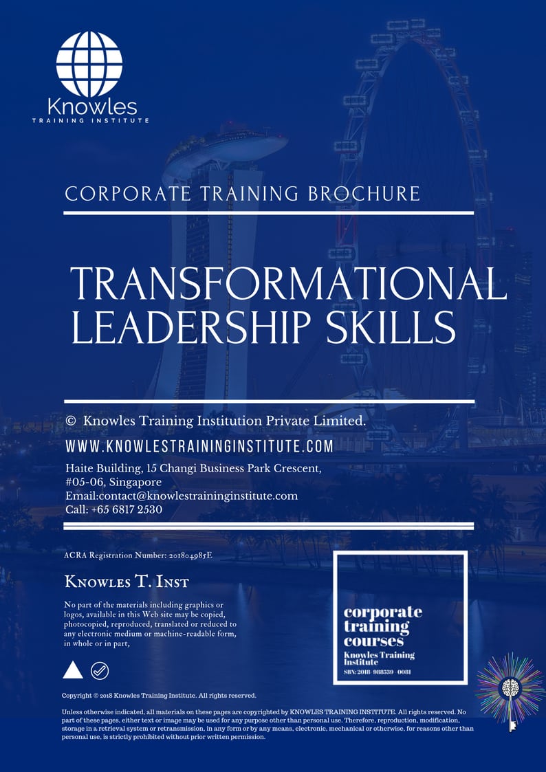 Transformational Leadership Skills Training Course in Mexico Brochure