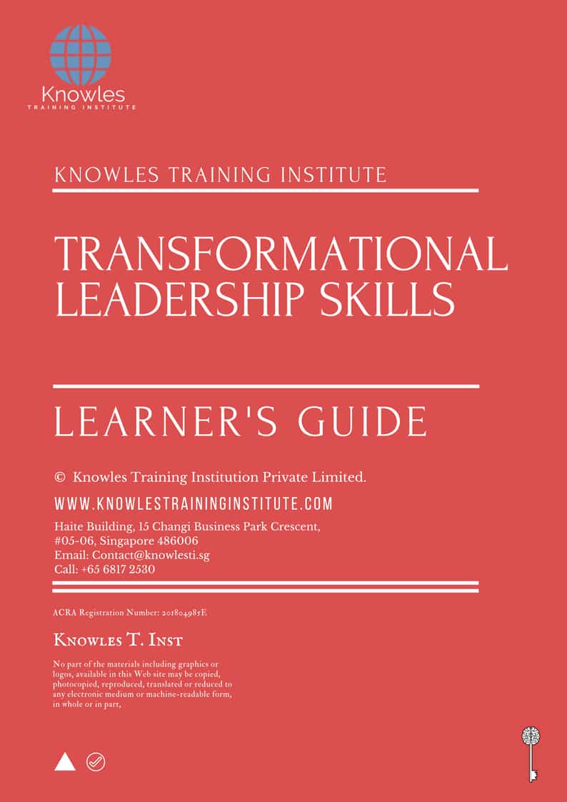 Transformational Leadership Skills Training Course in Mexico Learner’s Guide