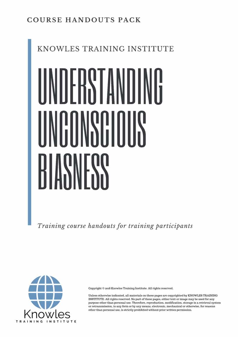 Understanding Unconscious Biasness Course in Mexico Handouts