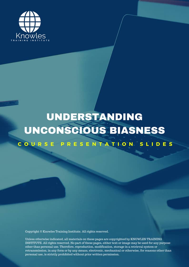 Understanding Unconscious Biasness Training Course in Mexico Presentation Slides